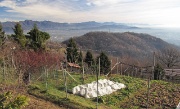 25 Dal sentiero di Montealbano, panorama verso i Colli di Bergamo e il Canto Alto...